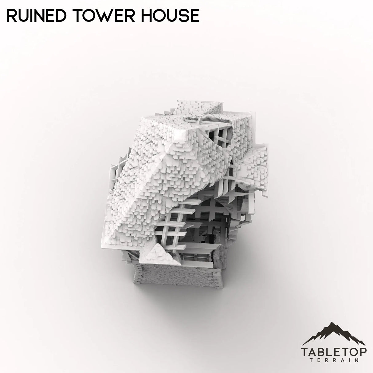 Tabletop Terrain Tower Ruined Tower House