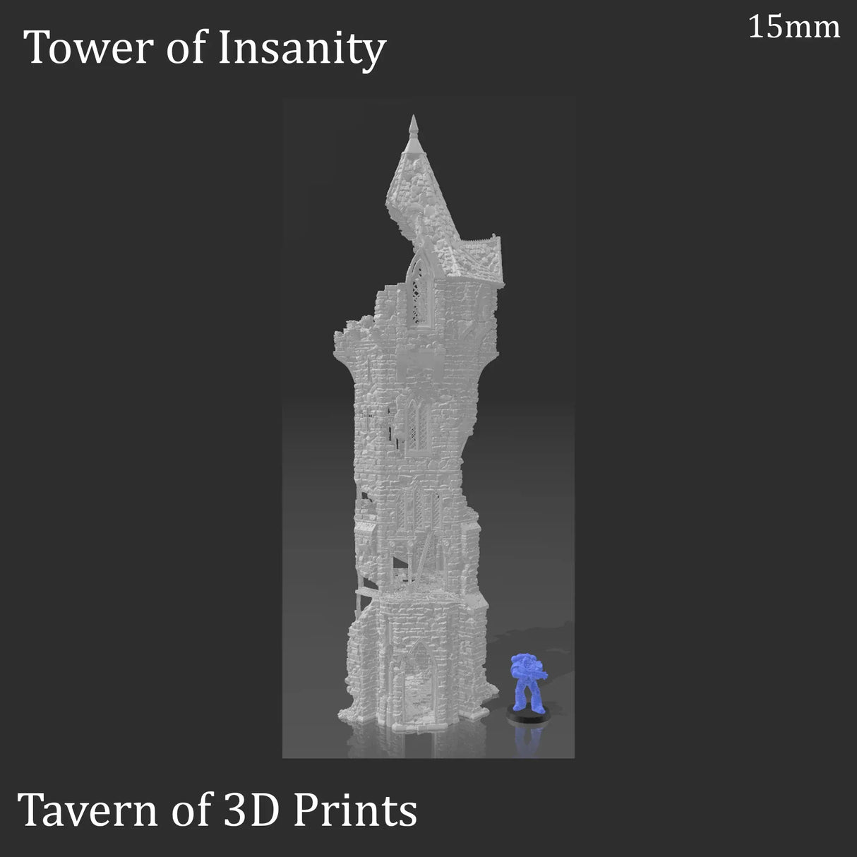 Tabletop Terrain Tower Tower of Insanity - Fantasy Tower