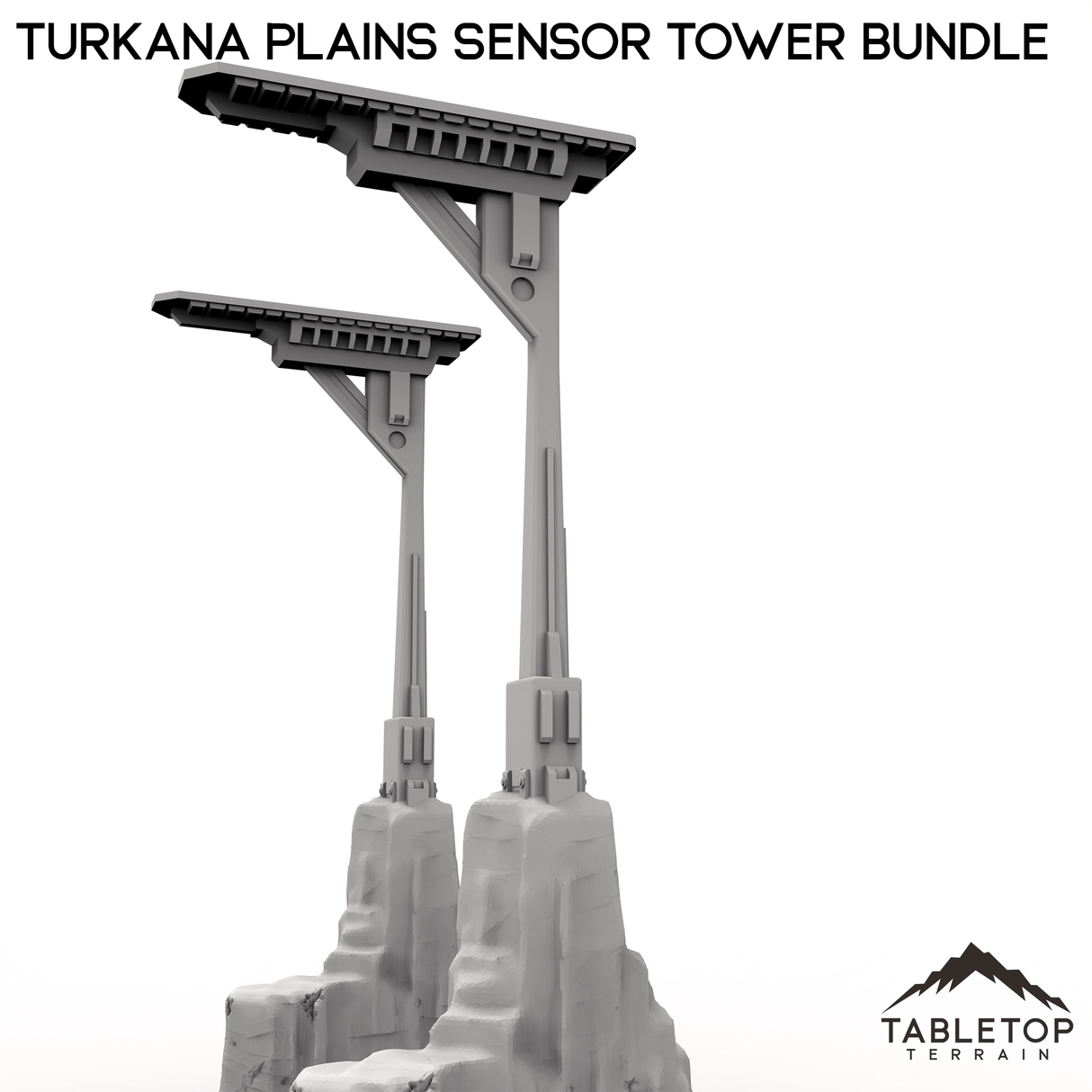 Tabletop Terrain Tower Turkana Plains Sensor Tower Bundle