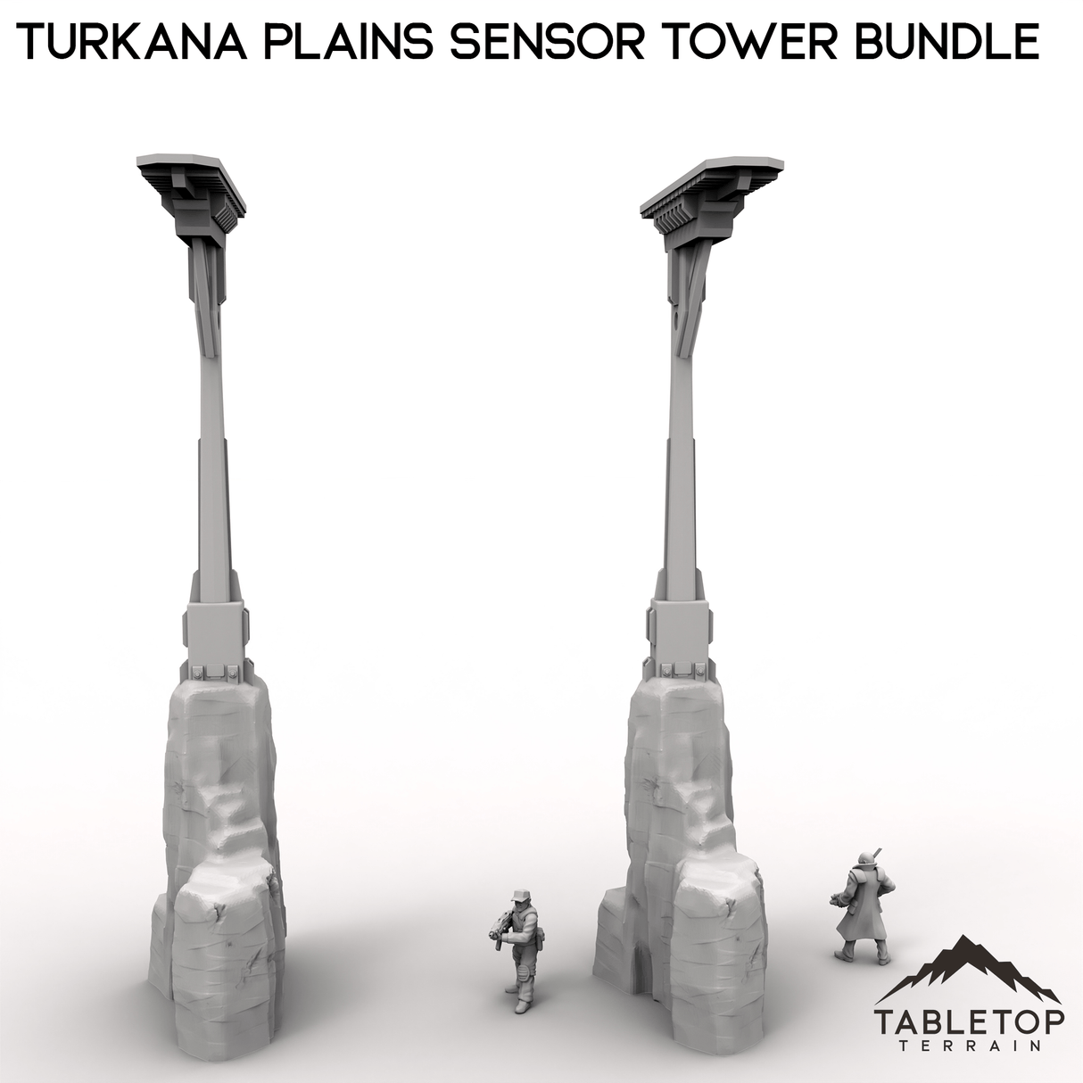 Tabletop Terrain Tower Turkana Plains Sensor Tower Bundle