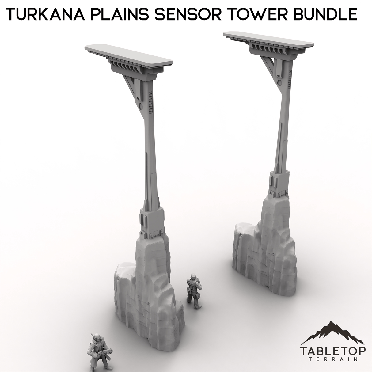 Tabletop Terrain Tower Turkana Plains Sensor Tower Bundle