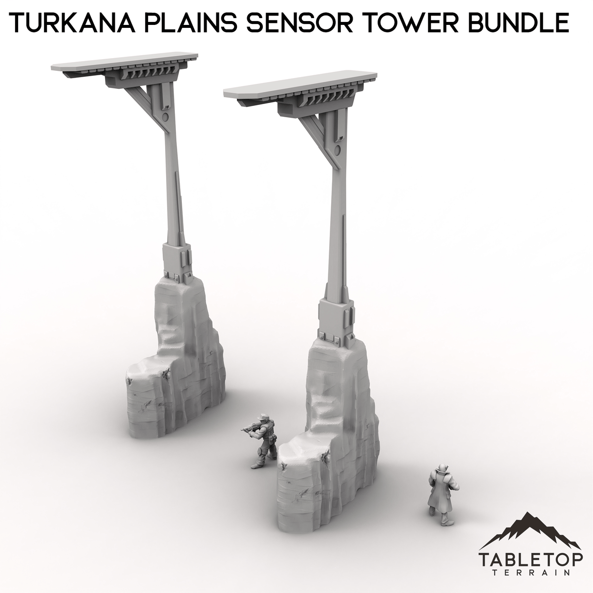 Tabletop Terrain Tower Turkana Plains Sensor Tower Bundle