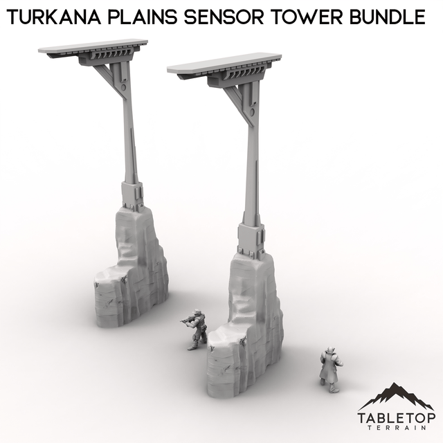 Tabletop Terrain Tower Turkana Plains Sensor Tower Bundle