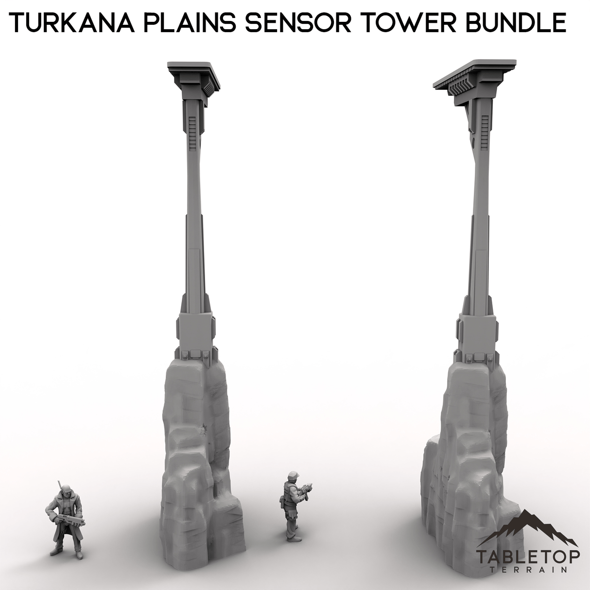 Tabletop Terrain Tower Turkana Plains Sensor Tower Bundle