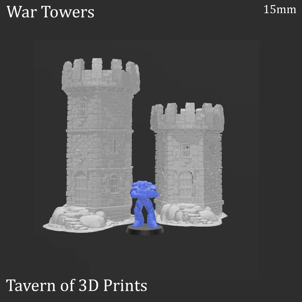 Tabletop Terrain Tower War Towers - Fantasy Building