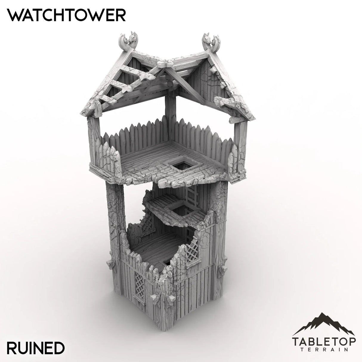 Tabletop Terrain Tower Watchtower - Kingdom of Saxonia