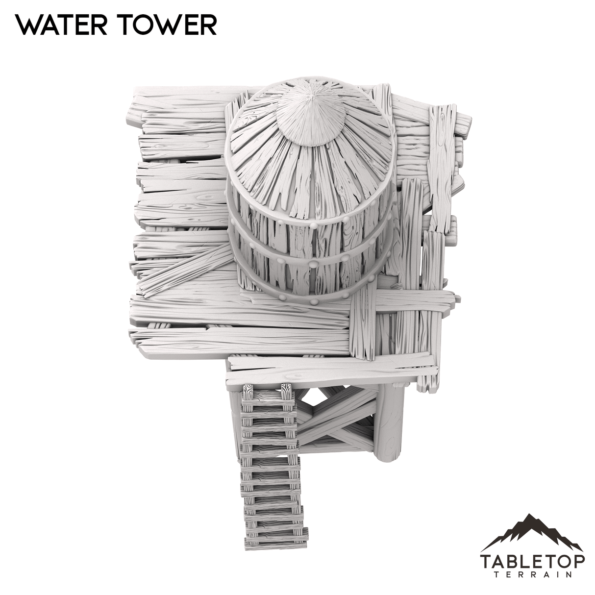 Tabletop Terrain Tower Water Tower - Old Wild Western Rush
