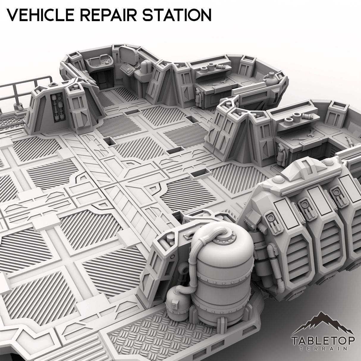 Tabletop Terrain Transport Vehicle Repair Station