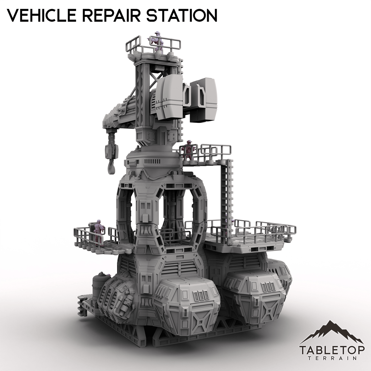 Tabletop Terrain Transport Vehicle Repair Station