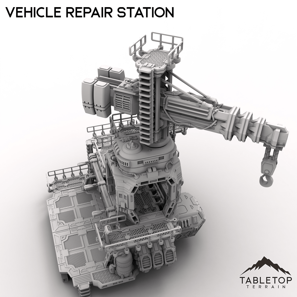 Tabletop Terrain Transport Vehicle Repair Station