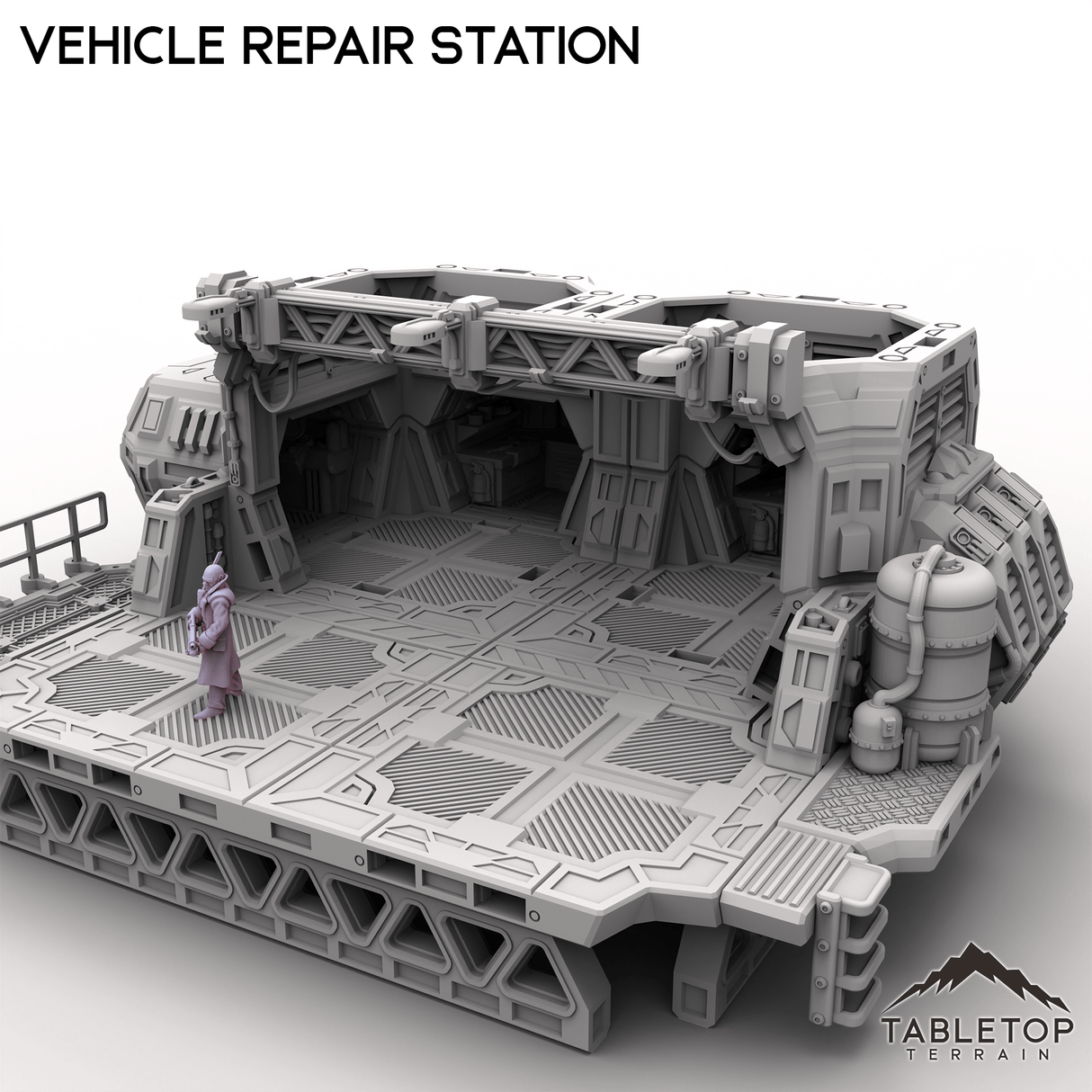 Tabletop Terrain Transport Vehicle Repair Station