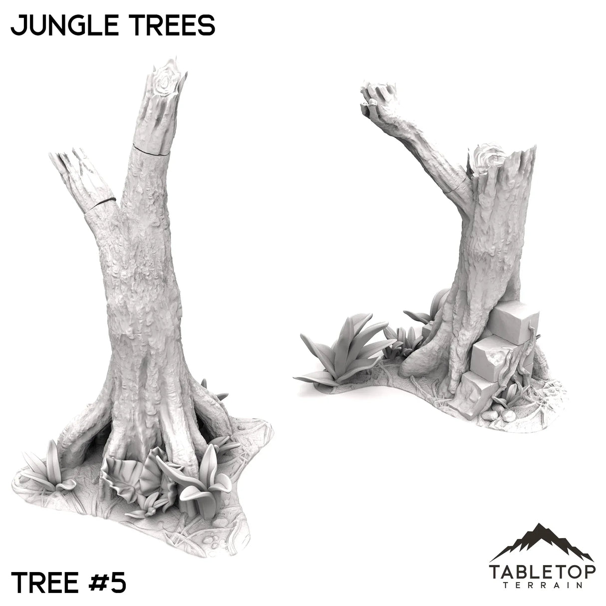 Tabletop Terrain Trees 40mm / Tree 5 Jungle Trees