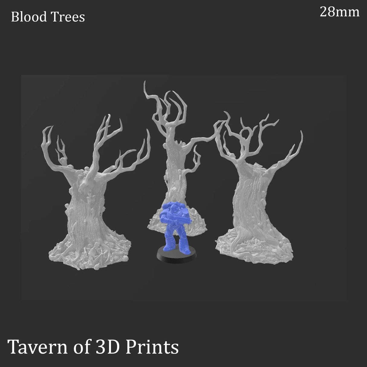 Tabletop Terrain Trees Blood Trees - Scatter Terrain