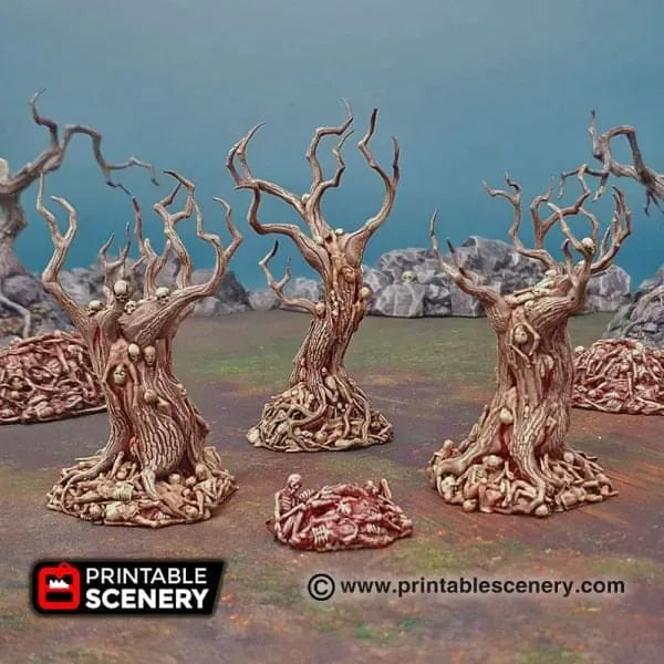 Tabletop Terrain Trees Blood Trees - Scatter Terrain