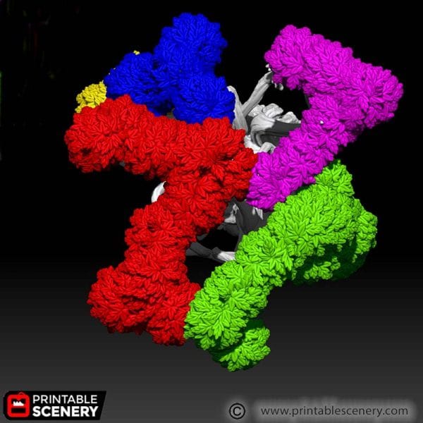 Tabletop Terrain Trees Giant Swamp Tree and Hovel - The Gloaming Swamp