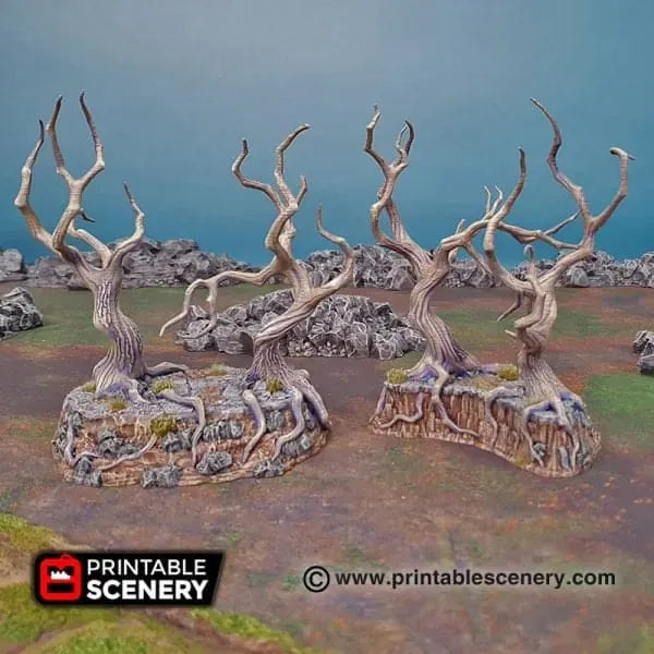 Tabletop Terrain Trees Gloomy Gully - Trees - Fantasy Scatter Terrain