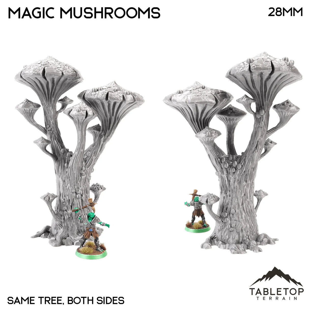 Tabletop Terrain Trees Magic Mushrooms - Fantasy Scatter Terrain / Trees