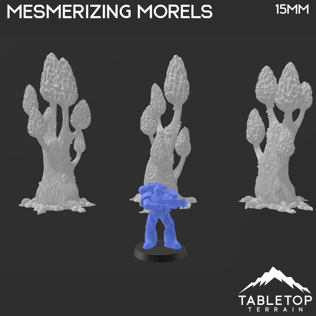 Tabletop Terrain Trees Mesmerizing Morels - Fantasy Scatter Terrain / Trees