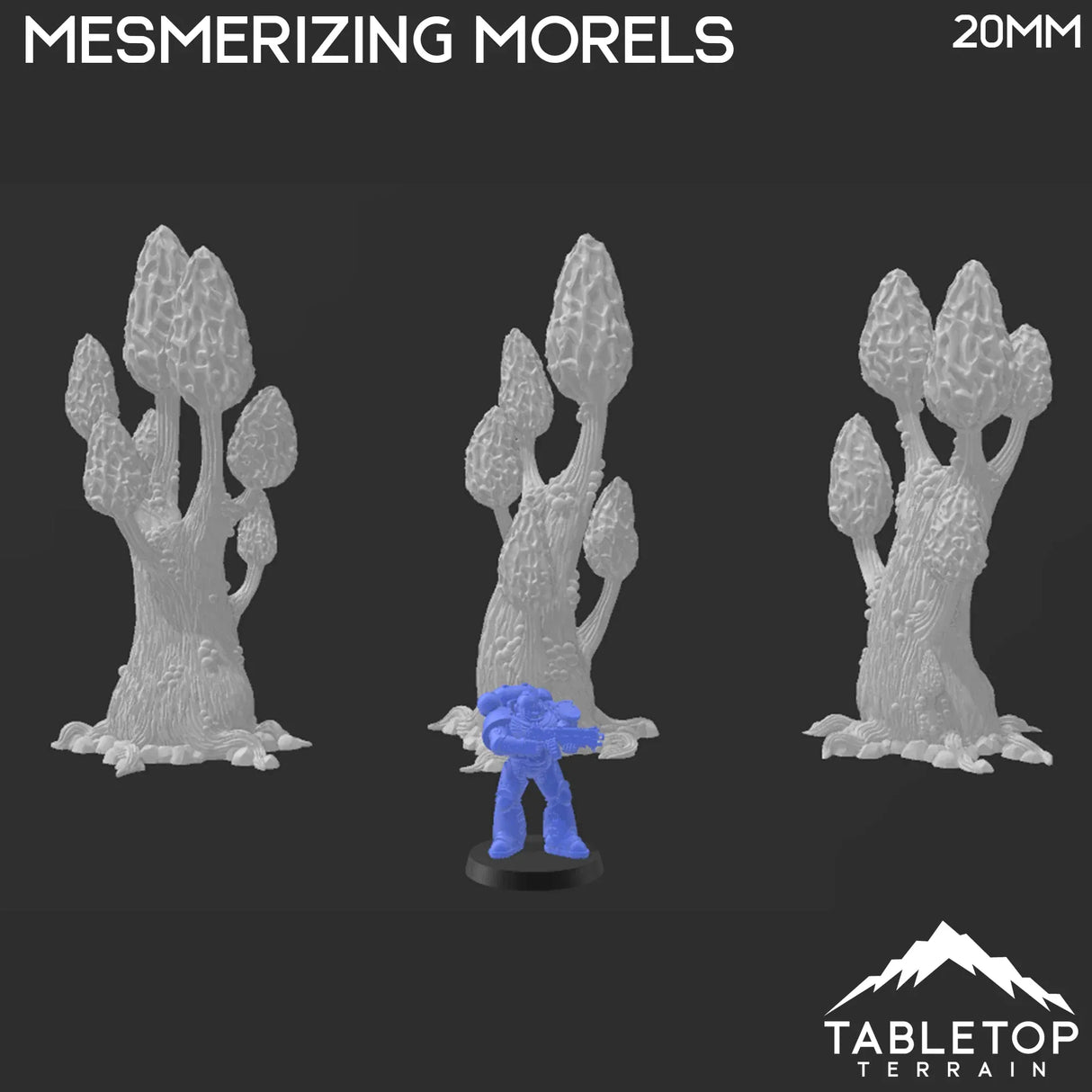 Tabletop Terrain Trees Mesmerizing Morels - Fantasy Scatter Terrain / Trees
