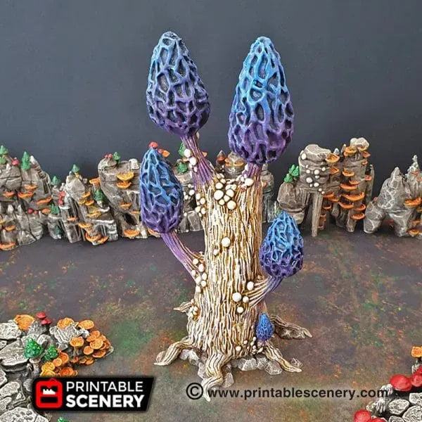 Tabletop Terrain Trees Mesmerizing Morels - Fantasy Scatter Terrain / Trees