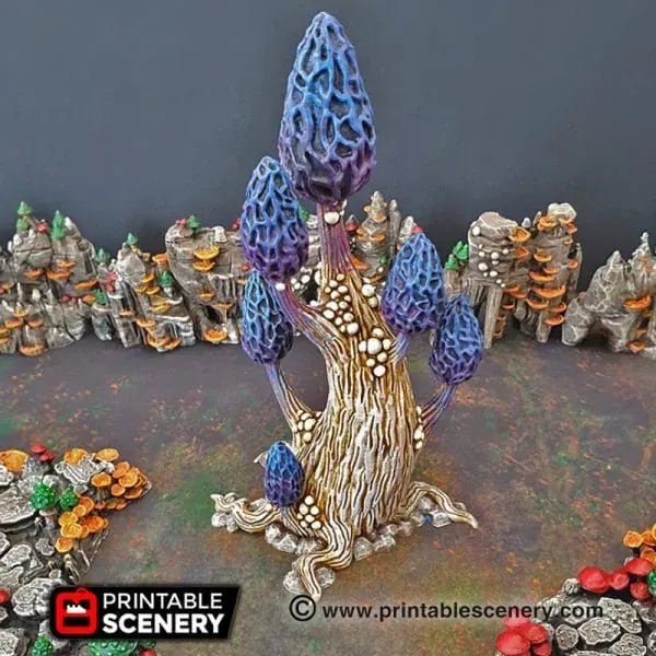 Tabletop Terrain Trees Mesmerizing Morels - Fantasy Scatter Terrain / Trees