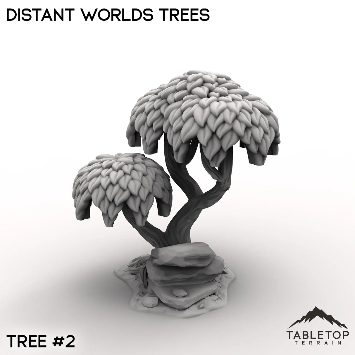 Tabletop Terrain Trees Tree 2 / 32mm Distant Worlds Trees