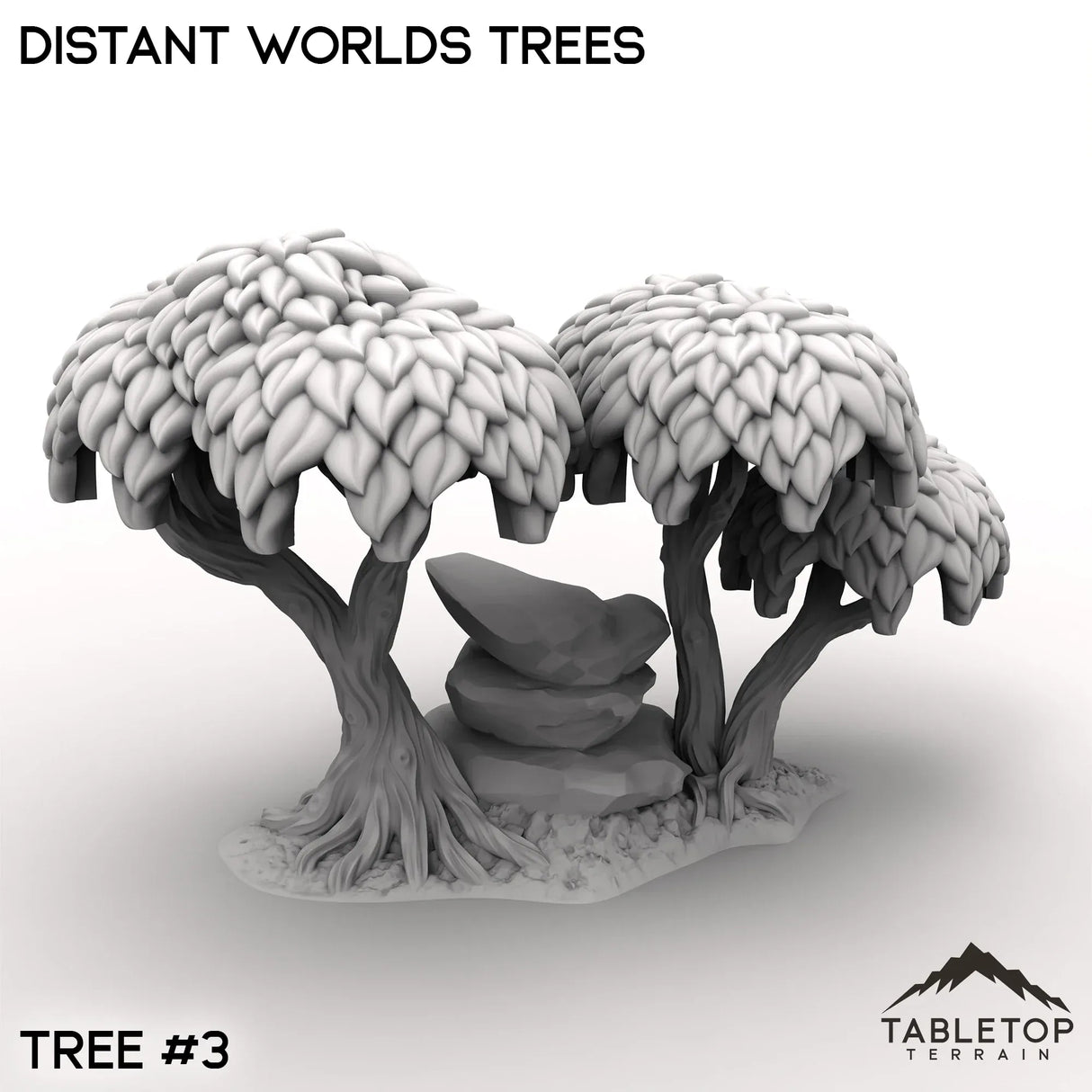 Tabletop Terrain Trees Tree 3 / 32mm Distant Worlds Trees