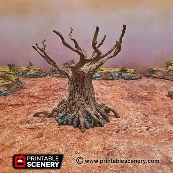 Tabletop Terrain Trees Twisted Trees - Scatter Terrain Trees