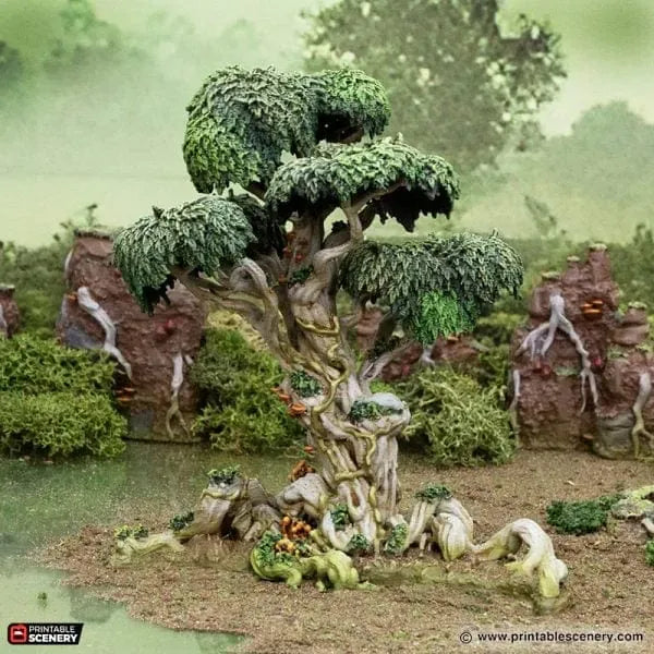 Tabletop Terrain Trees Wilderwood Circle - The Gloaming Swamp