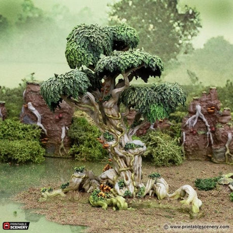 Tabletop Terrain Trees Wilderwood Circle - The Gloaming Swamp