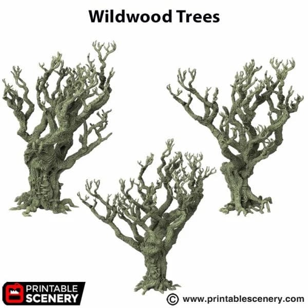 Tabletop Terrain Trees Wildwood Trees - The Gloaming Swamp