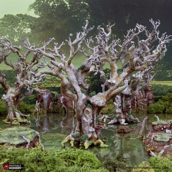 Tabletop Terrain Trees Wildwood Trees - The Gloaming Swamp
