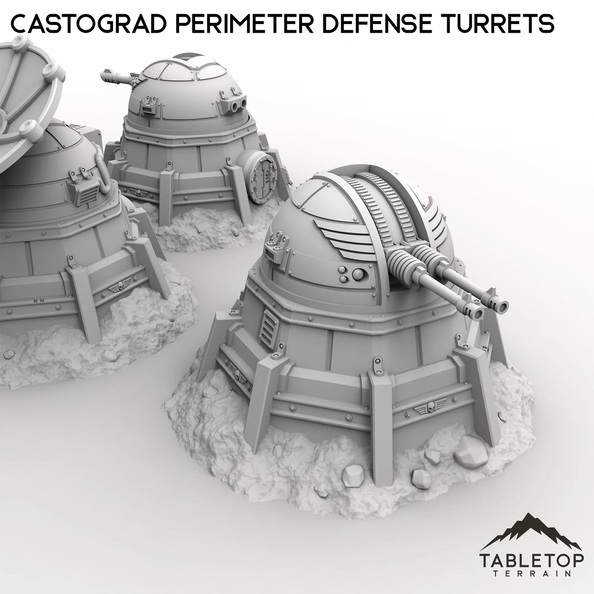 Tabletop Terrain Turrets Castograd Perimeter Defense Turrets