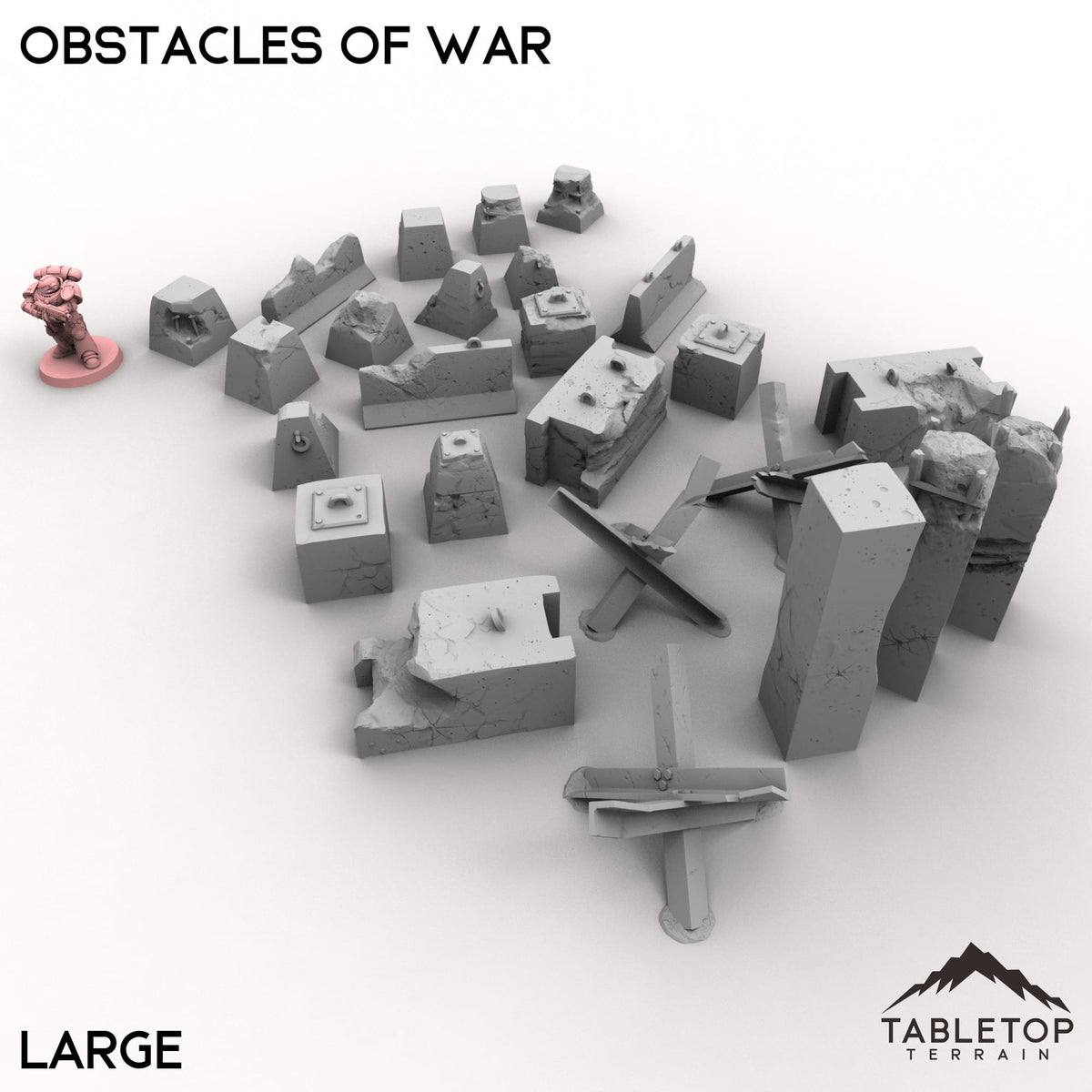 Tabletop Terrain Vehicle 32mm / Large Obstacles of War