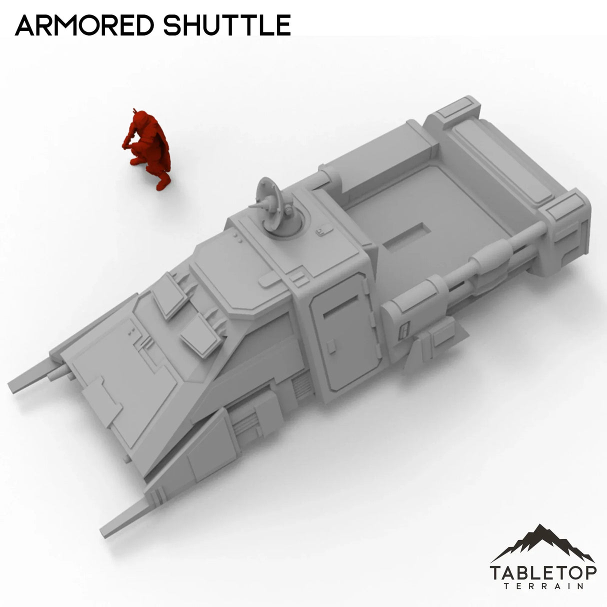 Tabletop Terrain Vehicle Armored Shuttle