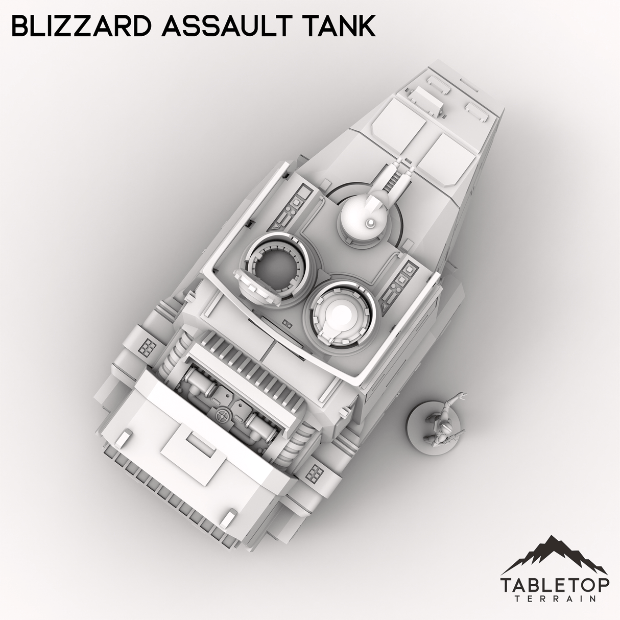 Tabletop Terrain Vehicle Blizzard Assault Tank