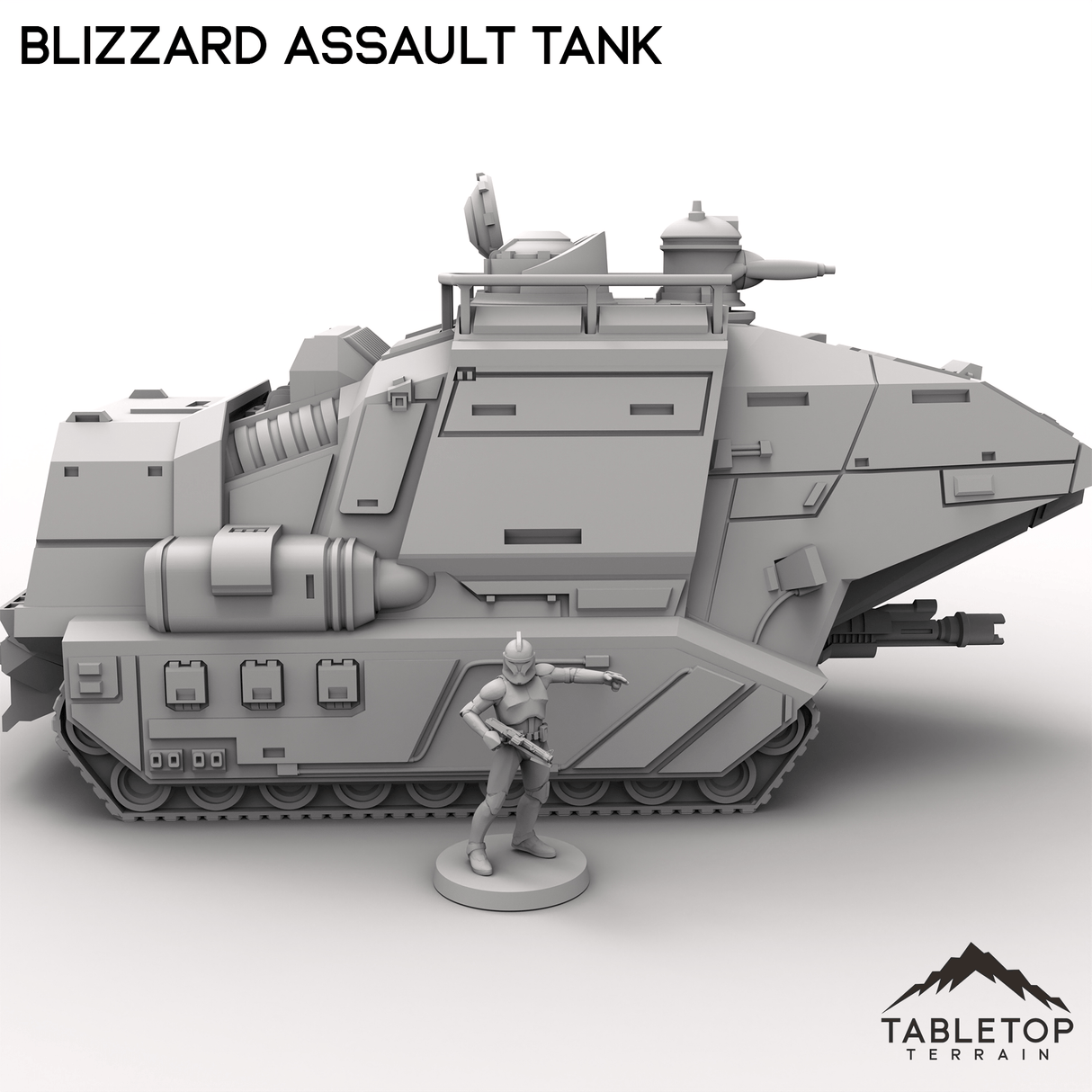 Tabletop Terrain Vehicle Blizzard Assault Tank