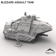 Tabletop Terrain Vehicle Blizzard Assault Tank
