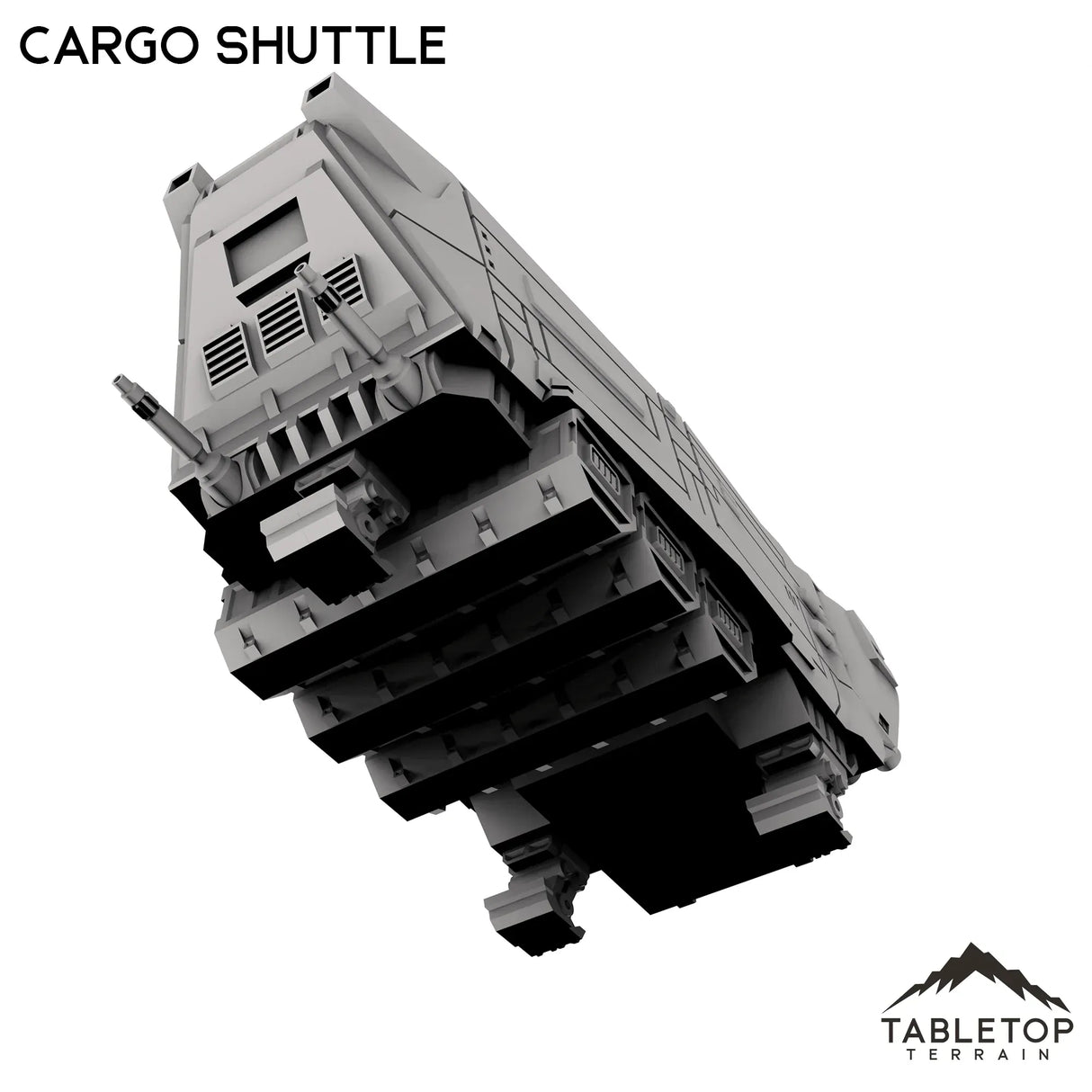 Tabletop Terrain Vehicle Cargo Shuttle - To'ka Station
