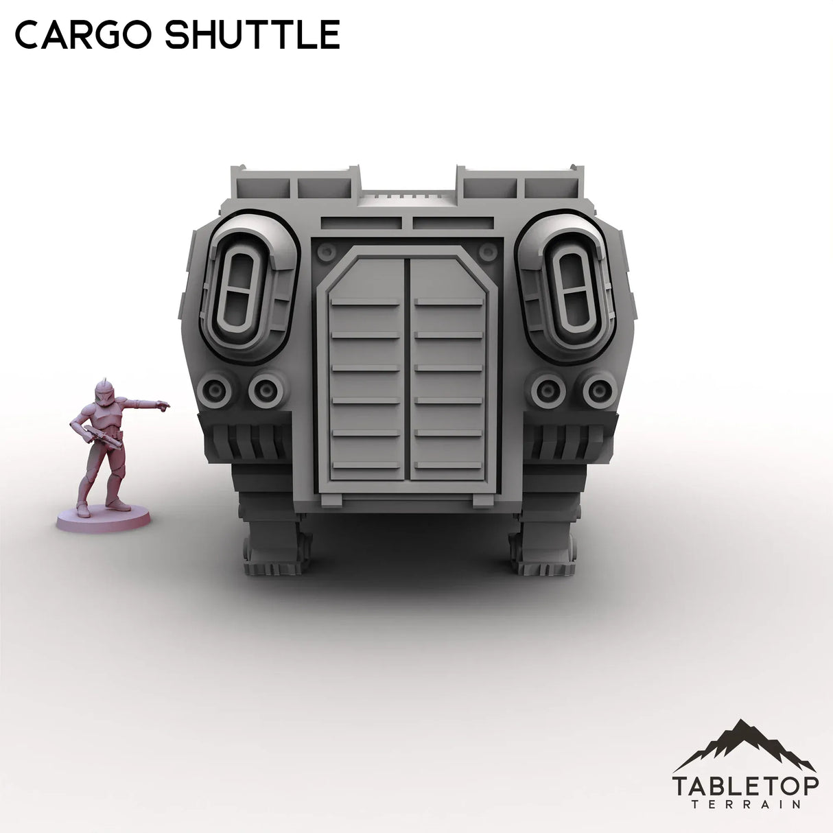 Tabletop Terrain Vehicle Cargo Shuttle - To'ka Station