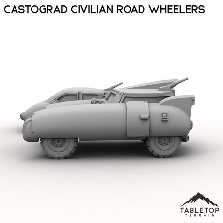 Tabletop Terrain Vehicle Castograd Civilian Road Wheelers