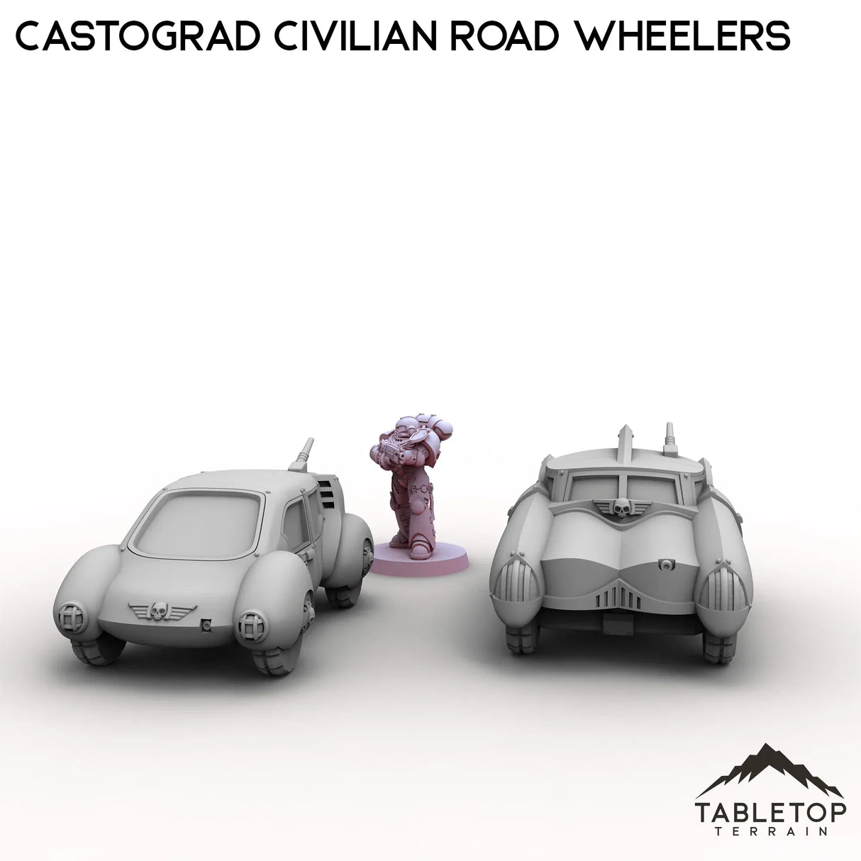 Tabletop Terrain Vehicle Castograd Civilian Road Wheelers