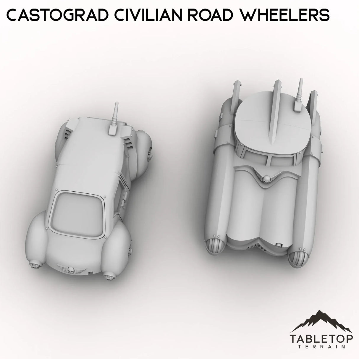 Tabletop Terrain Vehicle Castograd Civilian Road Wheelers