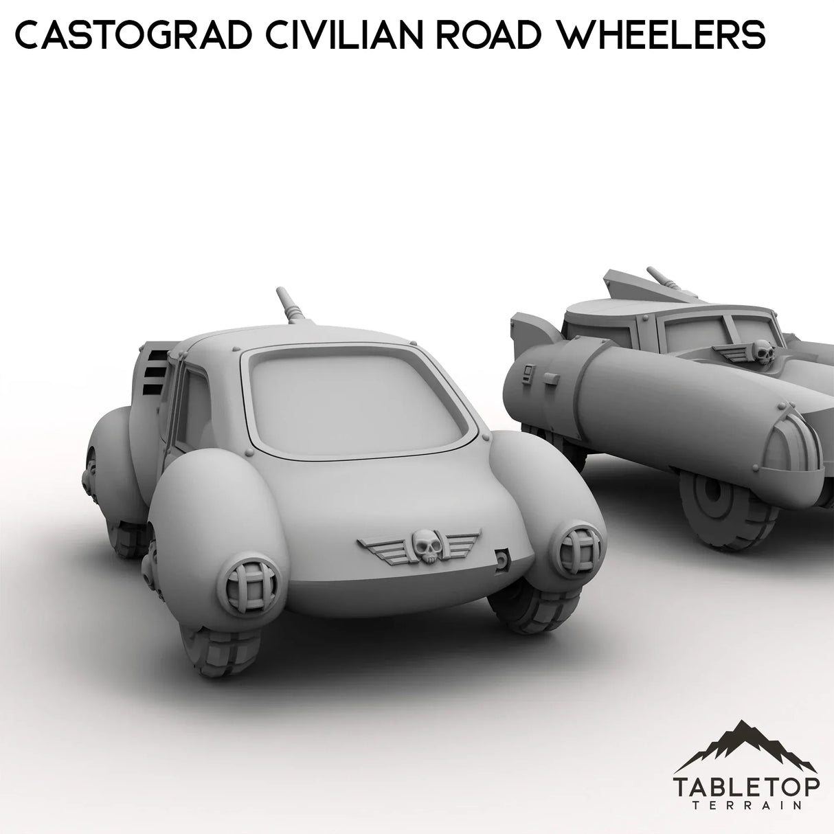 Tabletop Terrain Vehicle Castograd Civilian Road Wheelers