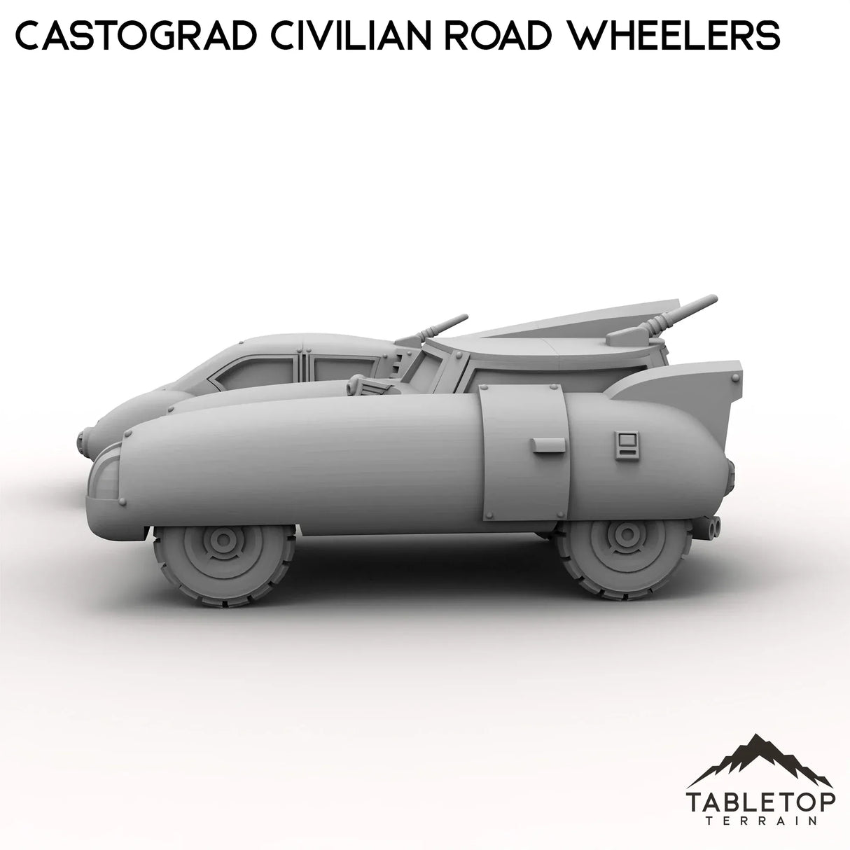 Tabletop Terrain Vehicle Castograd Civilian Road Wheelers