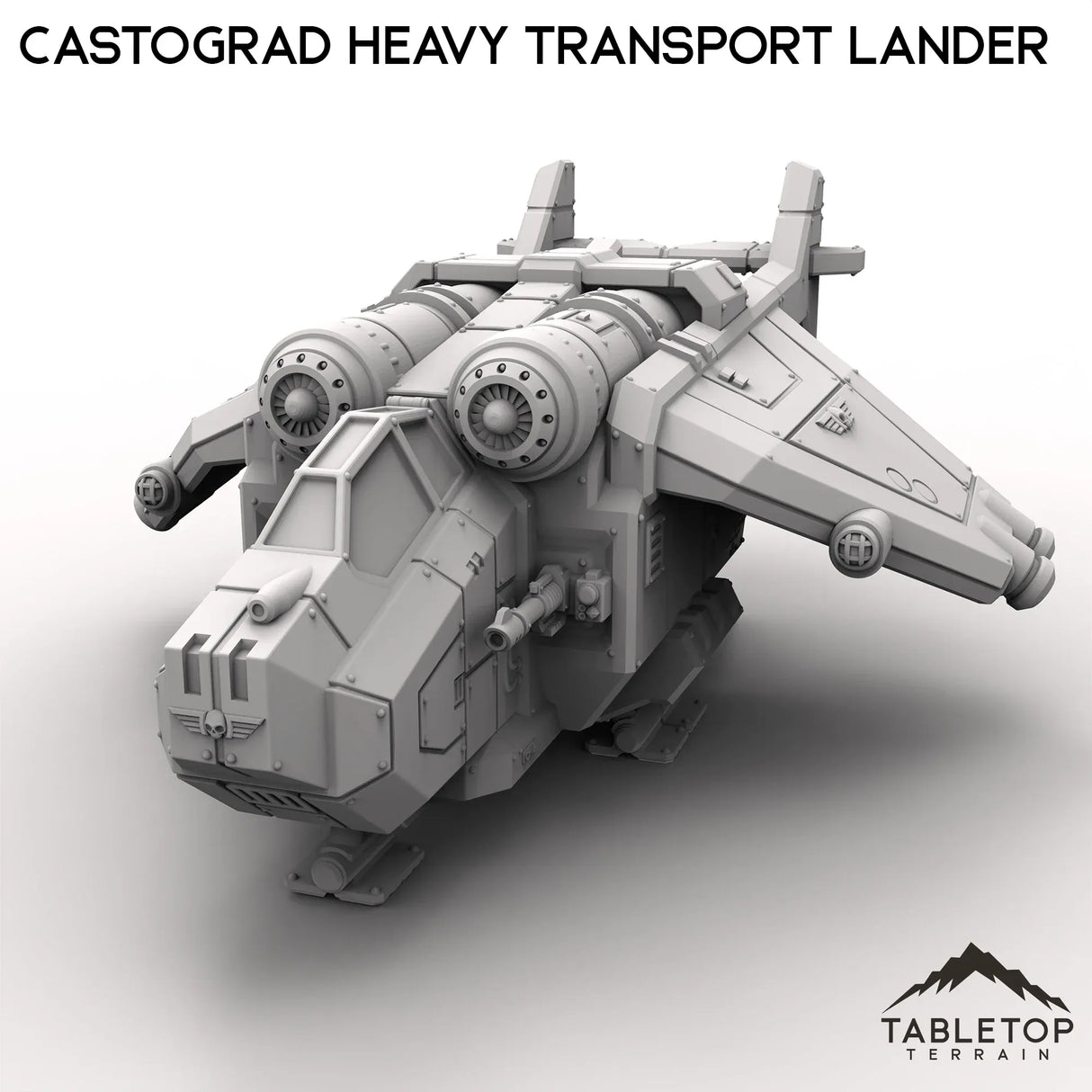Tabletop Terrain Vehicle Castograd Heavy Transport Lander