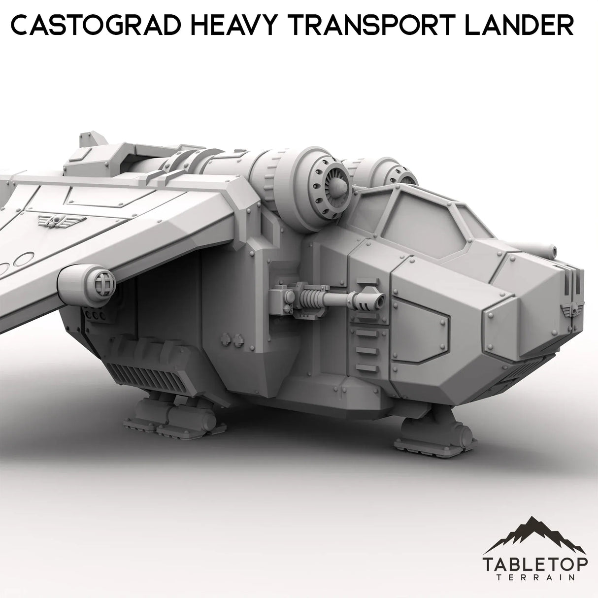 Tabletop Terrain Vehicle Castograd Heavy Transport Lander