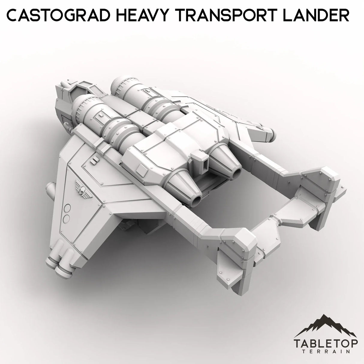 Tabletop Terrain Vehicle Castograd Heavy Transport Lander