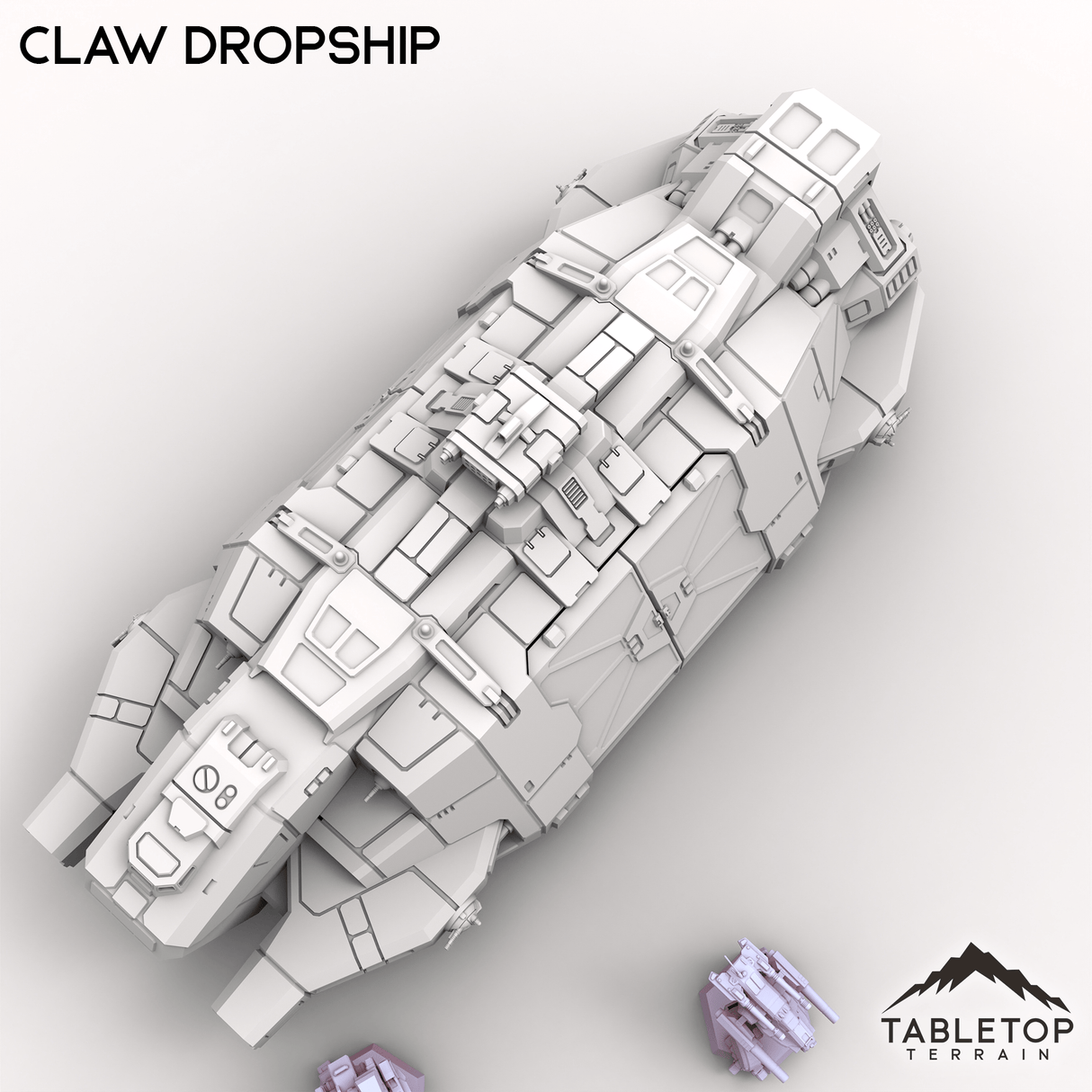 Tabletop Terrain Vehicle Claw Dropship