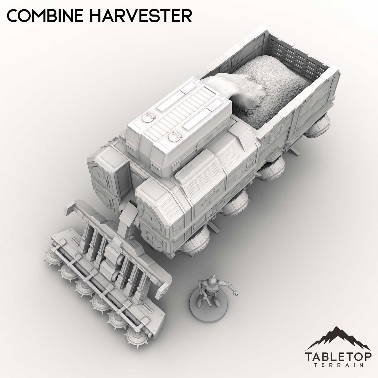 Tabletop Terrain Vehicle Combine Harvester